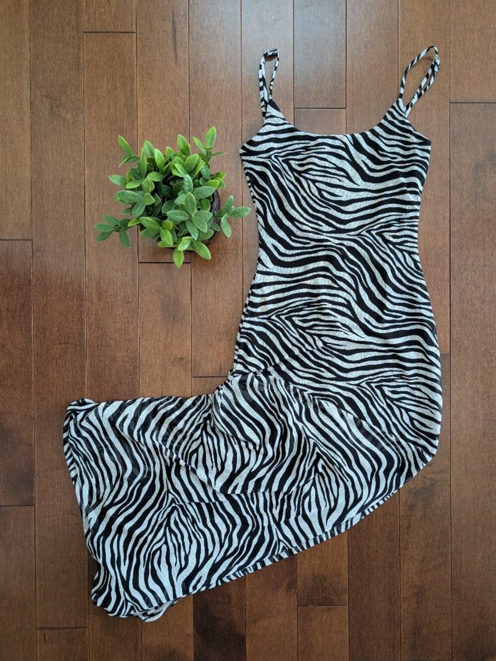 PRINCESS POLLY KNOX ZEBRA MAXI DRESS